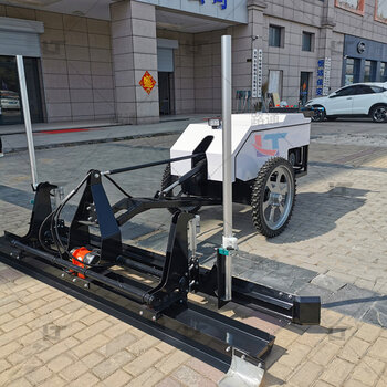 混凝土路面铺装激光摊铺机两轮楼层施工激光自动找平机